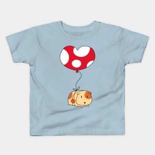 Heart Balloon Guinea Pig Kids T-Shirt